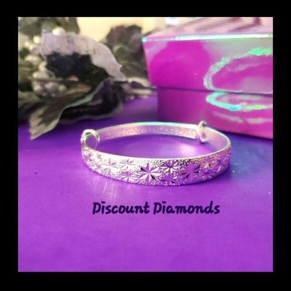 Sterling Silver Bracelet 99.9% Pure Silver - Picture 1 of 5